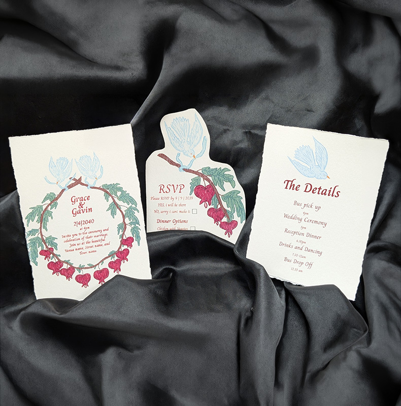 Reno Nevada Wedding Invitation Design Set